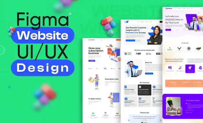 I can do website ui ux design, figma design website, figma website design