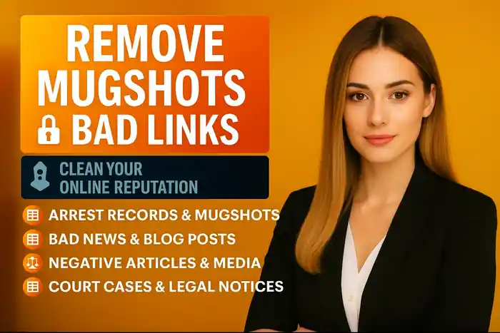 I can Remove mugshot delete negative links or reviews and articles on Google