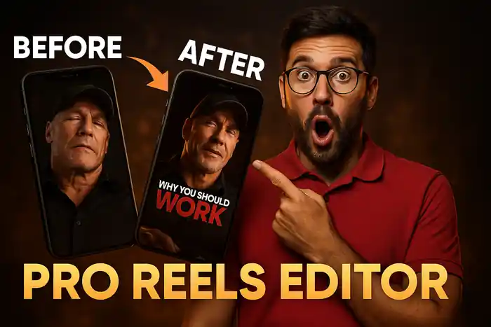 I can edit professional short videos for TikTok, Reels & Shorts