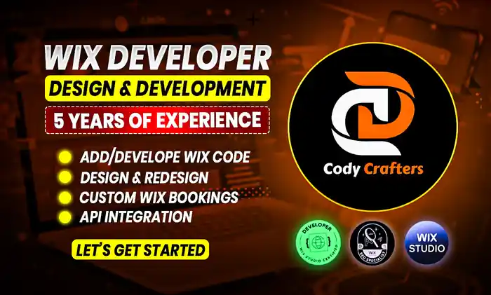 I can build a custom wix website with advanced velo code and design
