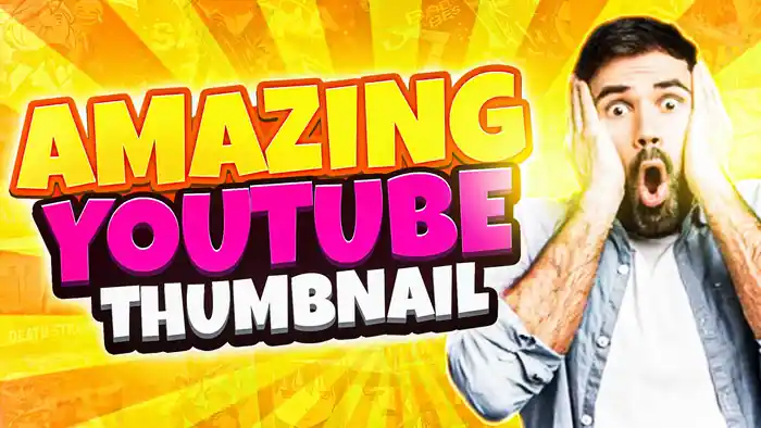 I can  design attractive clickbait youtube thumbnail