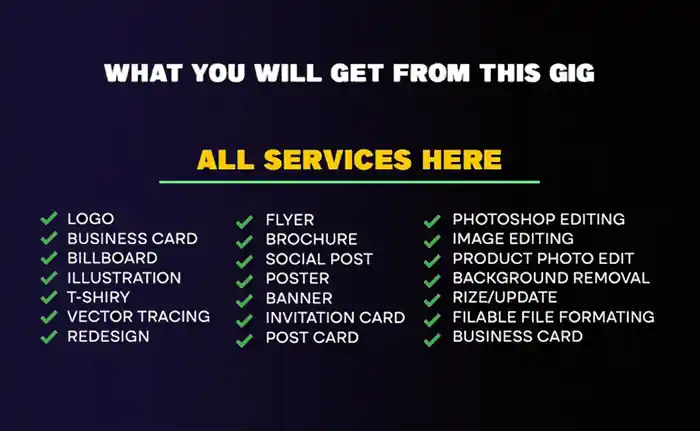I can do custom graphic design, fix ai images, vector art, and, photoshop
