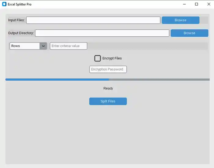 I can provide excel file splitter pro