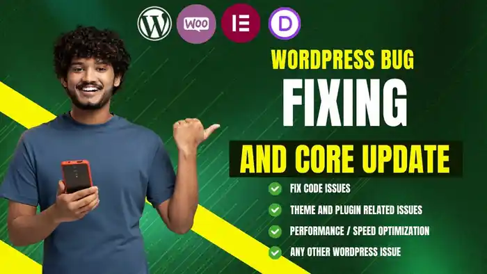 I can fix all wordpress bugs, issues and critical errors in 60mins