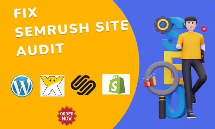 I can fix Semrush site audit for organic traffic