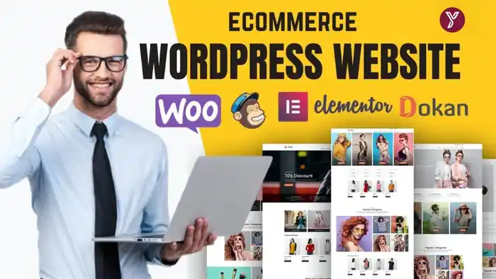 I can design ecommerce wordpress website woocommerce online store, elementor