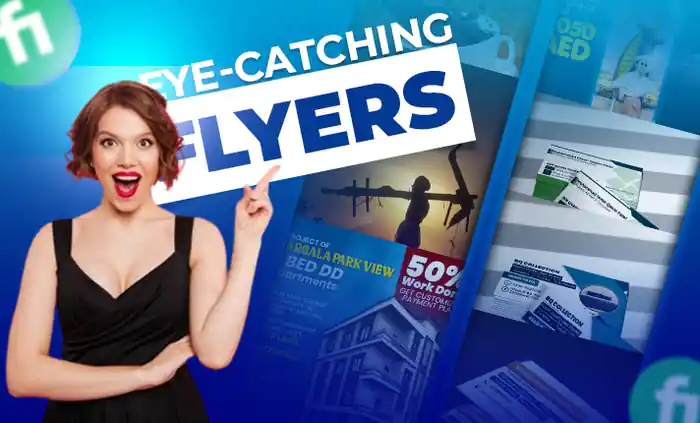 I can design postcard flyers, catalogs, company flyers, and marketing flyers