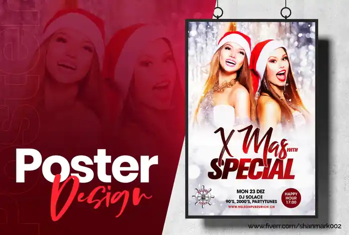 I can design any type of brochure or poster design