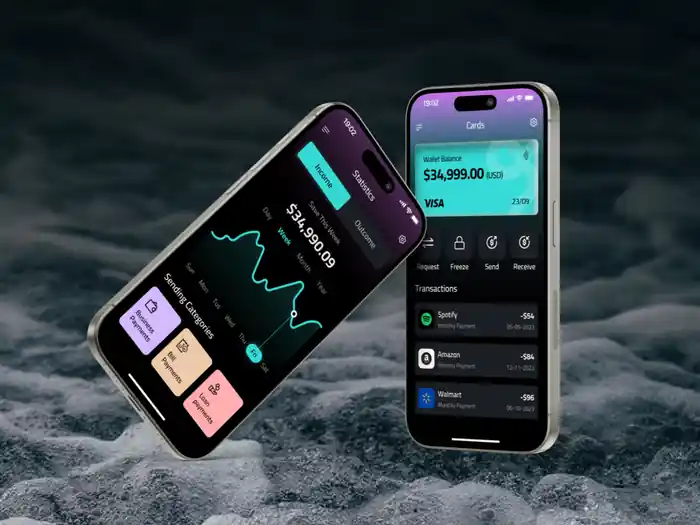 I can design a premium banking, crypto, or finance app UI