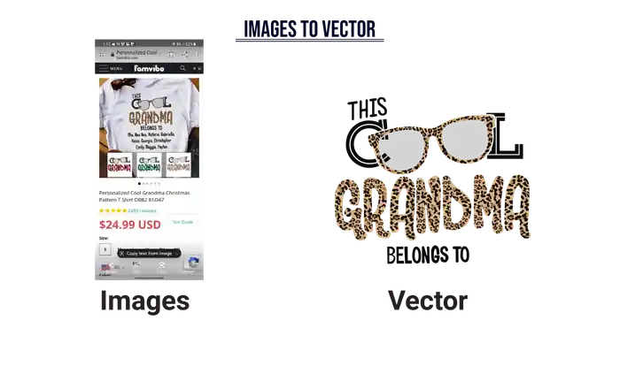 I can convert image to vector file