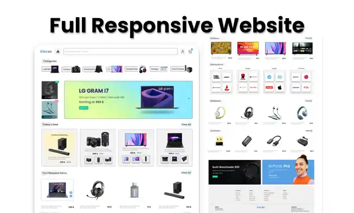 I can design, build woocommerce store or wordpress website development