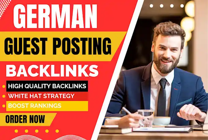 I can dofollow SEO link building with high authority German guest post