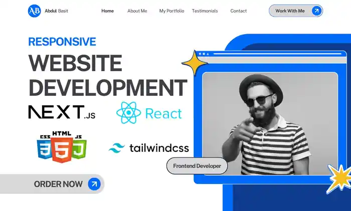 I can develop fast and scalable websites using Next.js & React