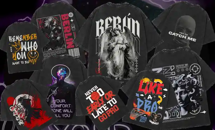 I can design unique Streetwear and T-shirt for you in 10 hours