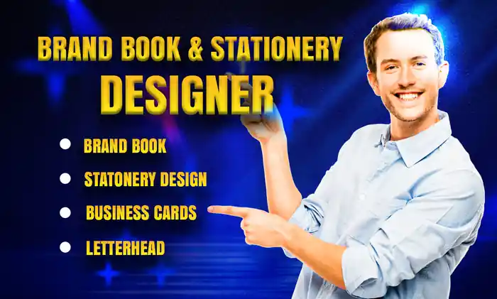 I can design brand guidelines, business cards and stationery