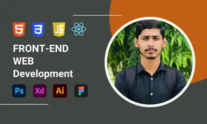 I can do front-end development in Html, Css , Javascript and ReactJs
