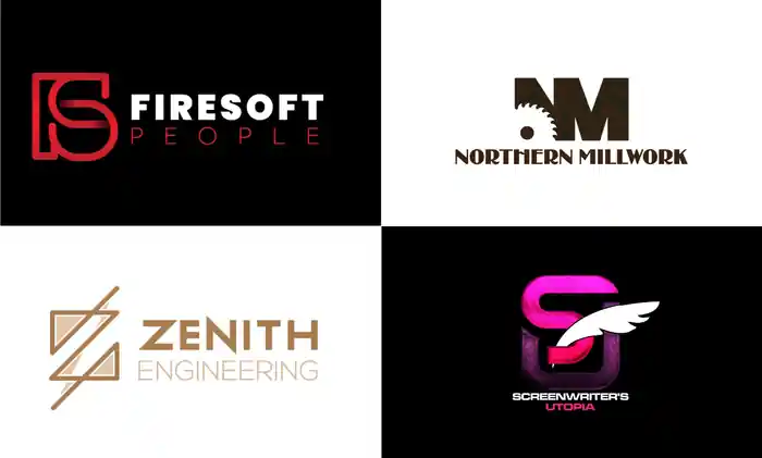 I can do modern and font in shape logo design