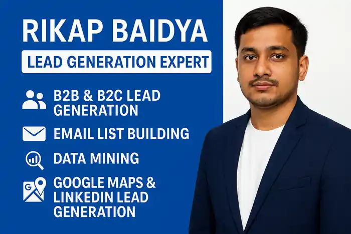 I can do Lead Generation both B2B and B2C