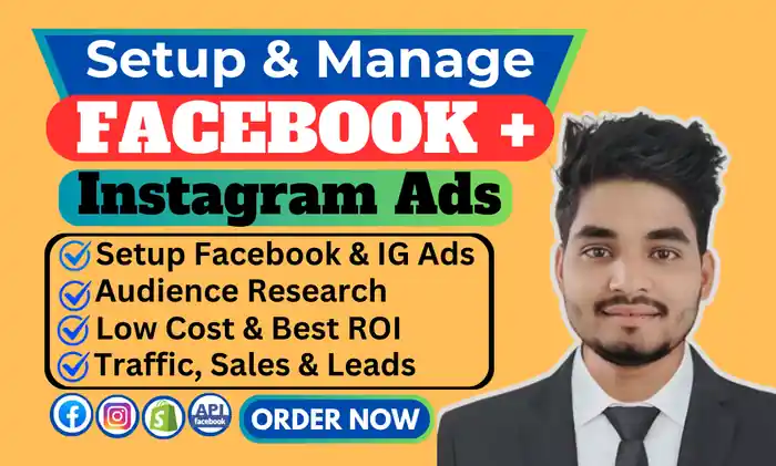I can setup facebook ads campaign, instagram ads, meta ad manager
