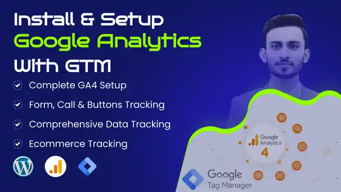 I can Setup Google Analytics 4 | GTM | Ecommerce Tracking | GA4 | Google Tag
