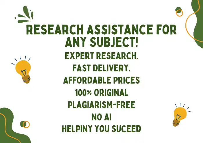 I can do pro research and academic writing any subject any field