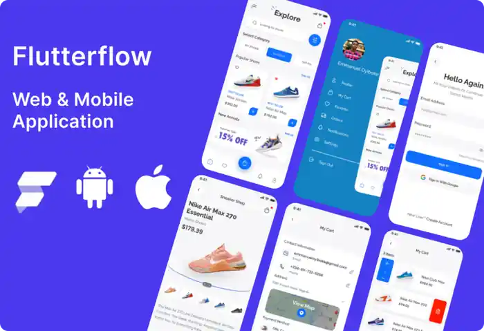 I can developed Mobile Apps by Flutter and Flutterflow