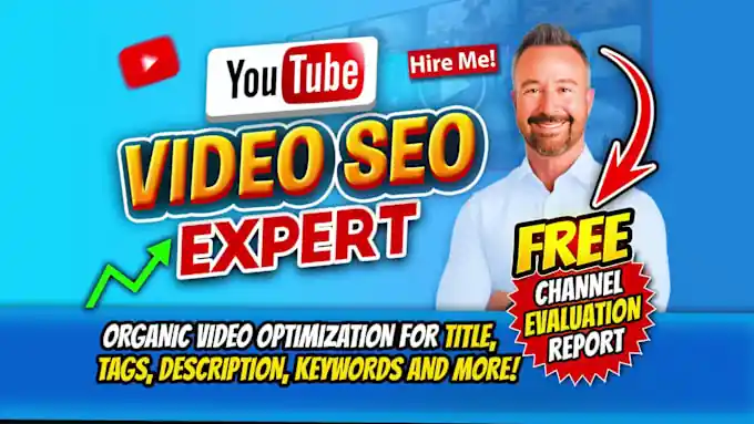 I can optimize your YouTube Video SEO For Top Ranking as a channel manager