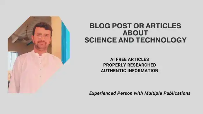 I can Write AI free Science and Tech Articles or Blog Post