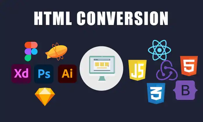 I can convert figma to react js, next js with tailwind CSS, typescript