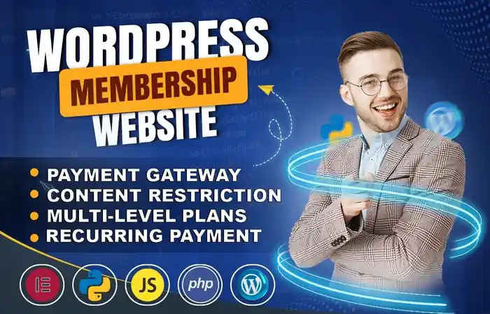 I can build wordpress membership or subscription website with payment method