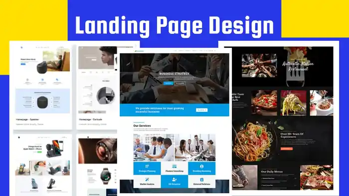 I can design landing page,sales funnel,squeeze page by elementor