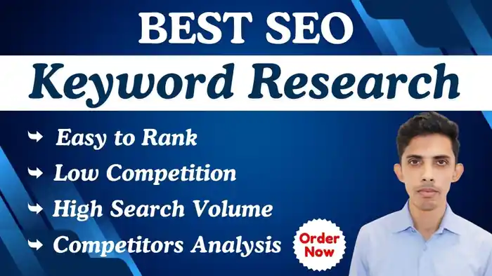 I can do the best SEO keyword research and competitor analysis for ranking