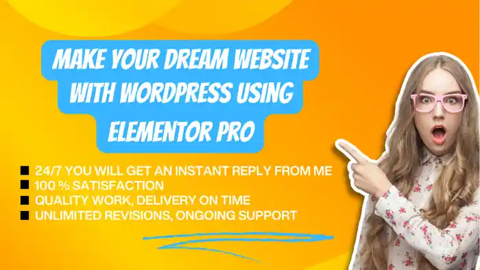 I can redesign copy clone duplicate wordpress website using elementor pro