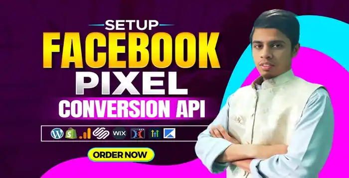 I can set up meta facebook pixel, meta conversion api with GTM, GA4 Tracking