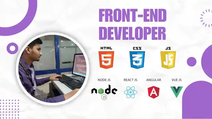 I can do web front end development in react js or next js