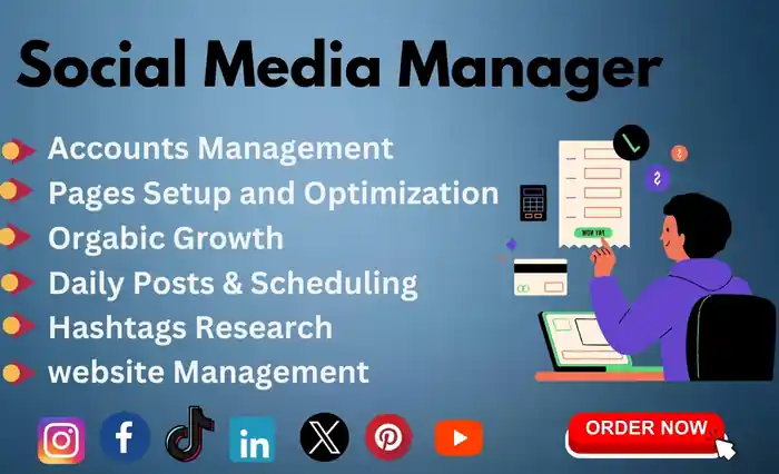 I can be your social media manager
