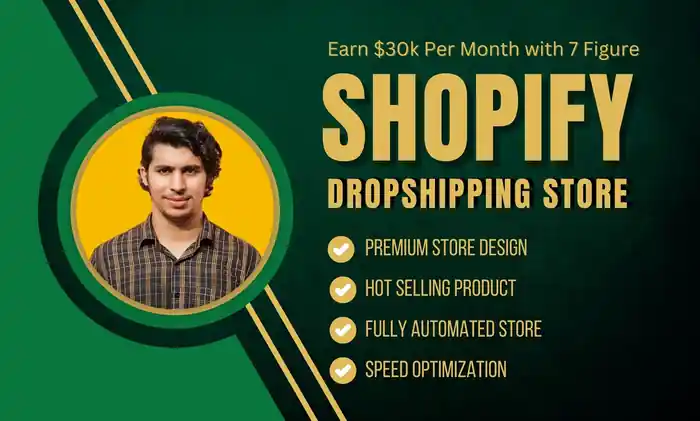 I can build shopify website shopify store design shopify dropshipping