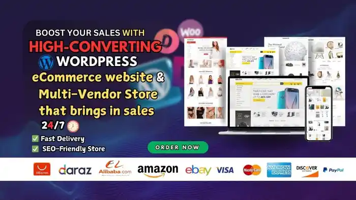 I can build ecommerce multi vendor website and affordable ecommerce website
