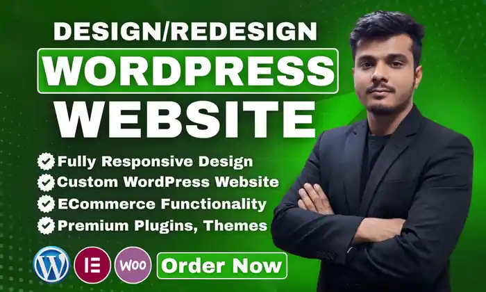 I can build wordpress website, custom wordpress website, business website