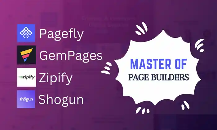 I can build Shopify one-product store or landing page using PageFly or Gem..