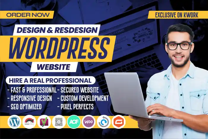 I can design, redesign, clone or revamp WordPress website