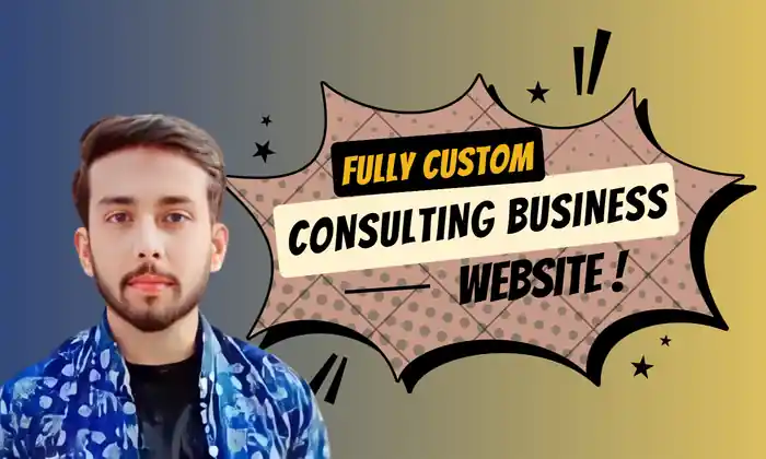 I can design a professional website for your consulting business