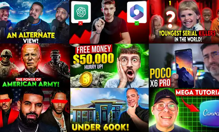 I can Design Professional and Eye-catching YouTube Thumbnails for you