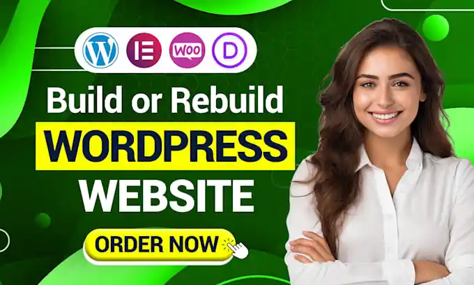 I can design clean and responsive wordpress website|