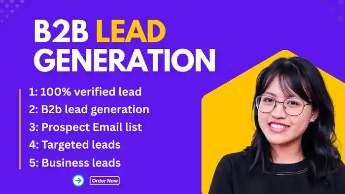I can do b2b lead generation and list building for any industry