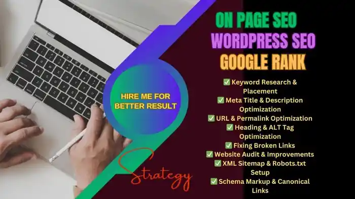 I can complete on page Optimization in wordpress for google rank