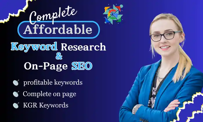I can do Keyword research and on-page seo to boost your website visibility