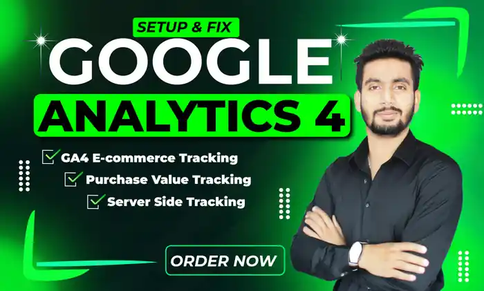 I can Setup Google Analytics 4, and GA4 Ecommerce Tracking by Tag Manager