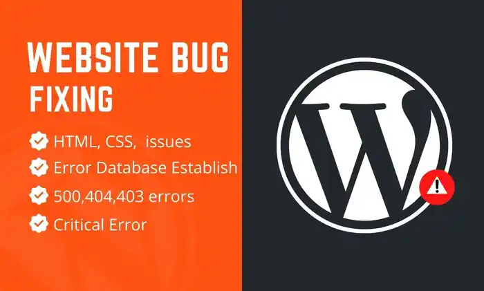 I can fix website bugs, issues, errors, and optimize your website speed
