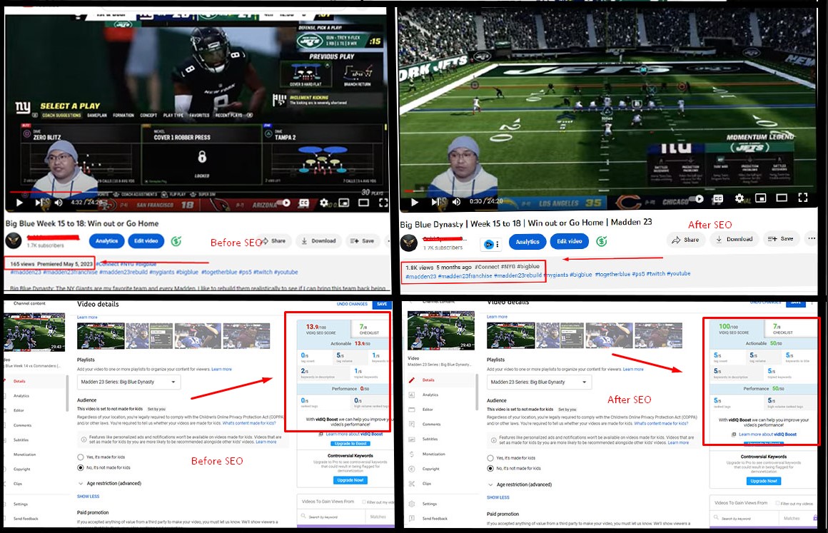 I can youtube video SEO for your Channel